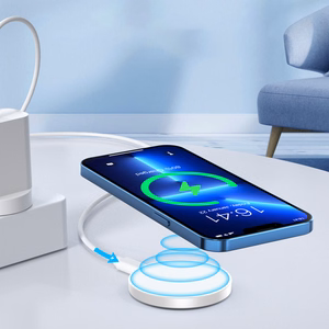 MagSafe Choetech T603-F inductive charger with holder - white