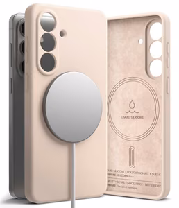 Ringke Silikona MagSafe Maciņš for Samsung Galaxy S26 - rozā