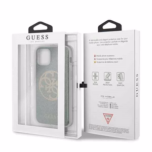 Guess GUHCN58PCUGLKA iPhone 11 Pro хаки жёсткий чехол 4G Circle Glitter