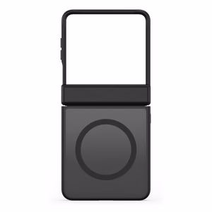 Melns Dux Ducis Yind vāciņš ar MagSafe atbalstu Samsung Galaxy Z Flip8 tālrunim