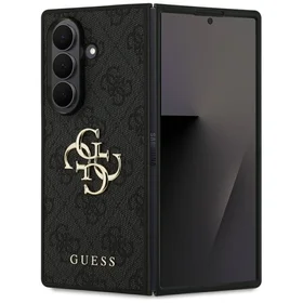 Viedtālruņa apvalks GUESS SAMSUNG Z Fold7 GUHCZFD74GMGGR (4G PU ar lielu logotipu) melns