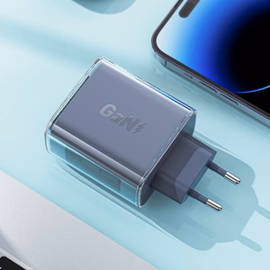 Acefast GaN 65W lādētājs ar 3 pieslēgvietām (1xUSB, 2xUSB C) - zaļš (A45)