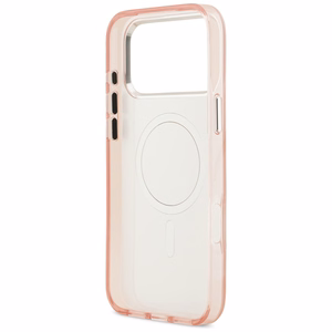 Karl Lagerfeld IML Aquarelle Choupette & Logo Magnētiskais viedtālruņa apvalks iPhone 17 Pro Max - rozā