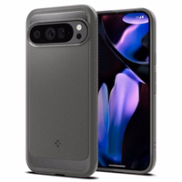 Spigen Rugged Armor viedtālruņa apvalks Google Pixel 9 Pro XL - pelēks