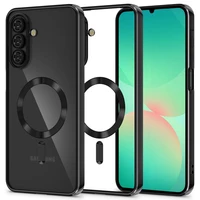 Tech-Protect MagFlex Magnētiskais viedtālruņa apvalks Samsung Galaxy A26 5G - caurspīdīgs melns