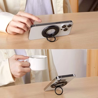 Tech-Protect "MMR100" pelēks magnētiskais gredzens/turētājs