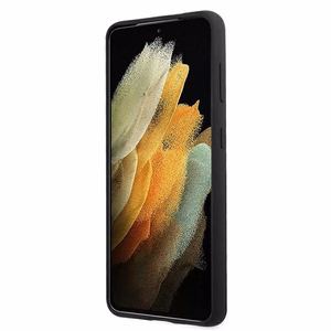 Mercedes Silikona Line apvalks Samsung Galaxy S21 melns