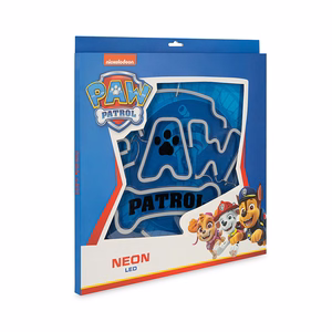 Piekarināms Paw Patrol LED neona gaismeklis uz organiskā stikla – logotips OW-130146