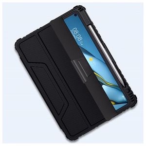 Nillkin Bumper Leather Pro apvalks planšetdatoram Huawei MatePad Pro 10.8 2021 melns