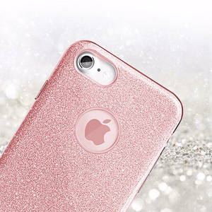 Spīdīgs viedtālruņa apvalks IPHONE 11 PRO MAX rozā