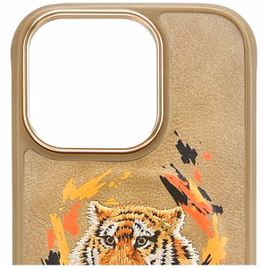 Nimmy Tiger magnētiskais viedtālruņa apvalks iPhone 16 Pro Max - brūns