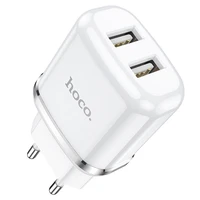 Lādētājs Hoco N4 12W 2xUSB-A balts