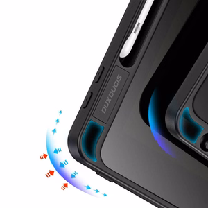 DUX DUCIS apvalks MAGI ar zīmuļa turētāju iPad 10.9 (2022) melns