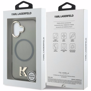 Karl Lagerfeld IML K Head Logo MagSafe Maciņš for iPhone 17 - melns