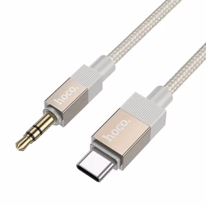 Audio adapter Hoco (UPA32B) USB-C to 3,5mm(p) gold (1M)
