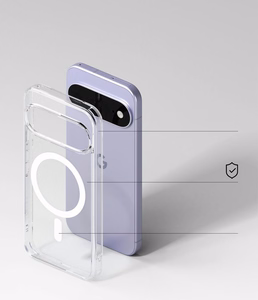 Ringke Fusion Magnetic MagSafe maciņš, paredzēts Google Pixel 11, caurspīdīgs