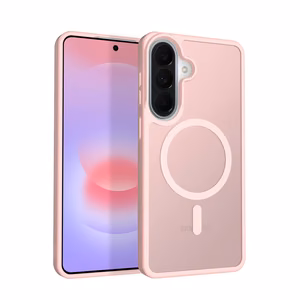 Crong Hybrid Matte Magnetic MagSafe vāciņš ierīcei Samsung Galaxy A37 / A36, rozā