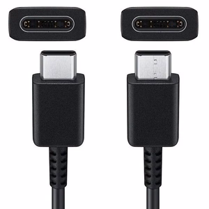 USB kabelis Samsung EP-DA705BBE 25W 3A Type-C-Type-C 1.0m melns