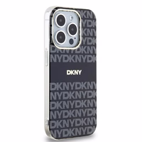 DKNY IML Mono un Svītras MagSafe apvalks viedtālrunim iPhone 14 Pro Max - melns