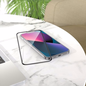 Borofone rūdītais stikls TG12 pilns ekrāns 5D Iphone 12 Pro Max - 10 gabali