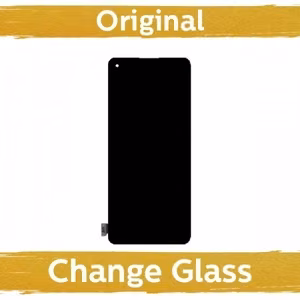 LCD displejs, saderīgs ar OnePlus 9, melns (atjaunots: Ķīna)