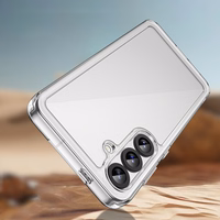 Kosmosa apvalks ar želejas rāmi Samsung Galaxy S25+ - caurspīdīgs