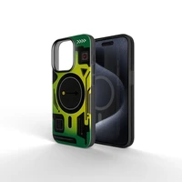 Viedtālruņa apvalks FORCELL F-PROTECT Levels ar divslāņu 4D tehnoloģiju, militārā triecientesta sertifikātu, saderīgs ar MagSafe, paredzēts IPHONE 16 zaļš