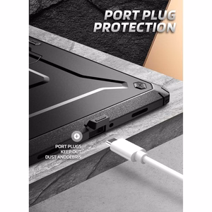 Supcase Unicorn Beetle Pro korpuss Samsung Galaxy Tab A11+ - melns