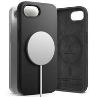 Ringke Silikona MagSafe viedtālruņa apvalks iPhone 16e - melns