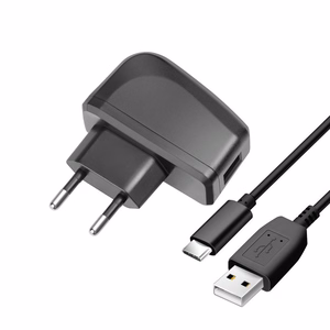 BLUE STAR LITE ceļojumu lādētājs 2A 10W USB A + kabelis USB A uz Type C TFK-TC-1095B melns