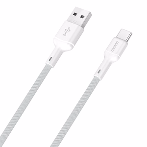 Dudao L9T 5A USB-A - USB-C kabelis 1m - balts