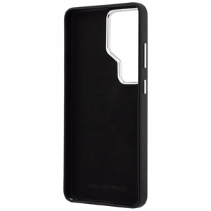 Karl Lagerfeld maciņš Saffiano Double Heads Metal Samsung Galaxy S26 Ultra melns