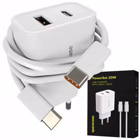 Spacecase USB lādētājs PowerSet Charger 20W with USB-C PS20W-12