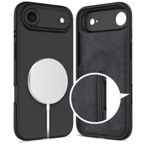 Tech-Protect Silicone magnētiskais viedtālruņa apvalks iPhone 17 Air - melns