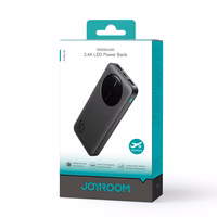 Portatīvais lādētājs Joyroom JR-PBF12 10000mAh 2,4A 2x USB-A 1x USB-C (melns)