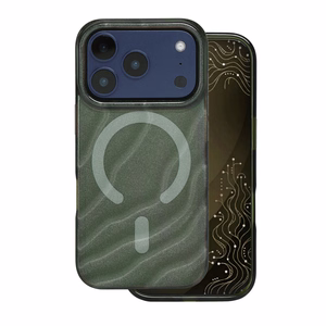 „Tecto Shield Desert Mag“ vāciņš modelim iPhone 17 Pro 6,3" / iPhone 18 Pro 6,3", tumši olīvzaļš