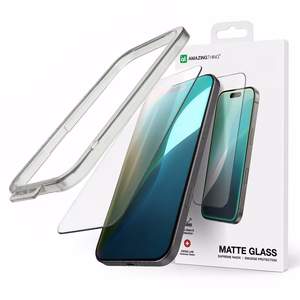 AmazingThing Radix matētais rūdītais stikls iPhone 17 Pro