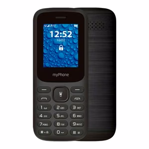 myPhone 2220 melns Dual SIM 1.77 collas TFT 128x160/32MB/microSD/2G | myPhone