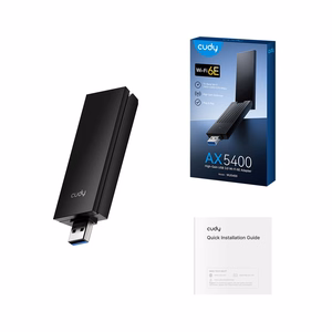 CUDY WU5400 AC1300 Wi-Fi USB adapteris