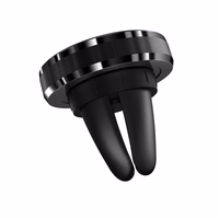 Auto tālruņa turētājs Borofone BH8, uz ventilācijas restes, magnētisks stiprinājums, melns