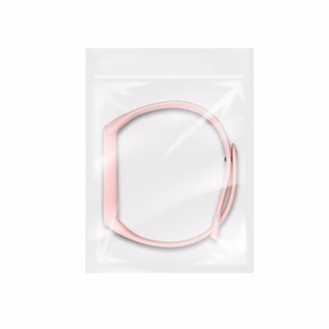 Силиконовый ремешок для Xiaomi Mi Band 5 / 6 / 7 розовый (06)