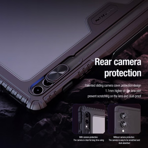 Nillkin Bumper Leather Case Pro чехол для Samsung Galaxy Tab S9+ - чёрный