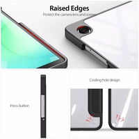 Korpuss Dux Ducis Toby Samsung X110/X115 Tab A9 8.7/X130/X135 Tab A11 8.7 melns