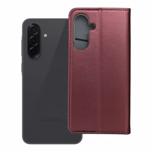 SMART MAGNETO viedtālruņa apvalks SAMSUNG A36 - tumši bordo (m)