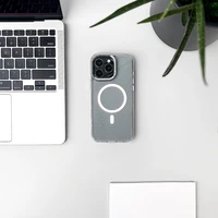 Mirdzošs magnētiskais viedtālruņa apvalks iPhone 17 Pro - daļēji caurspīdīgs