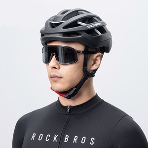 Rockbros HC-58BK-L Bike Helmet 58-61 cm - Black and Gray