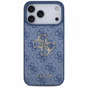 GUESS maciņš IPHONE 18 Pro Max/17 Pro Max (4G Big Logo) (krāsa: zila)
