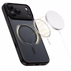 Tech-Protect Magpeak MagSafe CC viedtālruņa apvalks iPhone 17 Pro - matēti melns