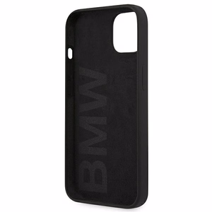BMW Silicone Signature чехол для iPhone 13 - чёрный