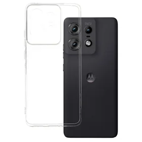 Īpaši plāns 1mm viedtālruņa apvalks Motorola Edge 50 Pro 5G caurspīdīgs